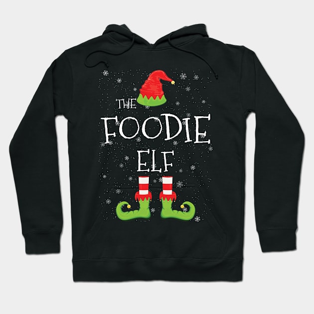 Foodie Elf Family Matching Christmas Group Funny Gift Hoodie by tabaojohnny